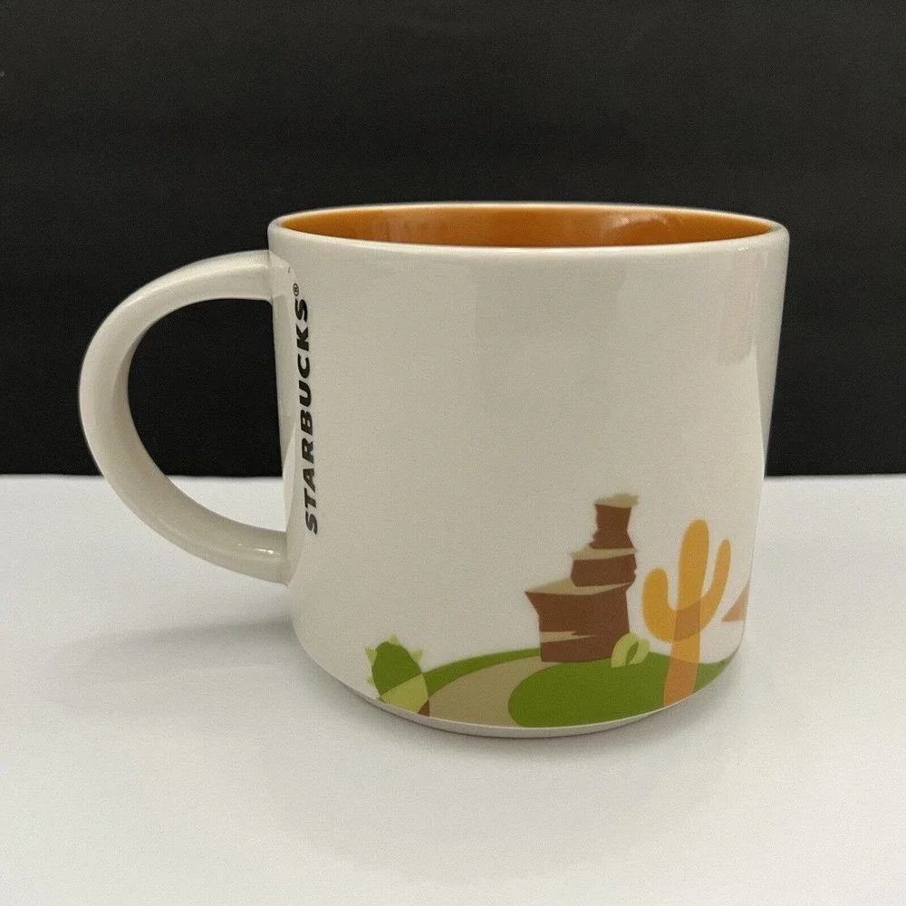 Starbucks 2015 Texas You Are Here Collection YAH Longhorn 14 oz Coffee Mug Cup